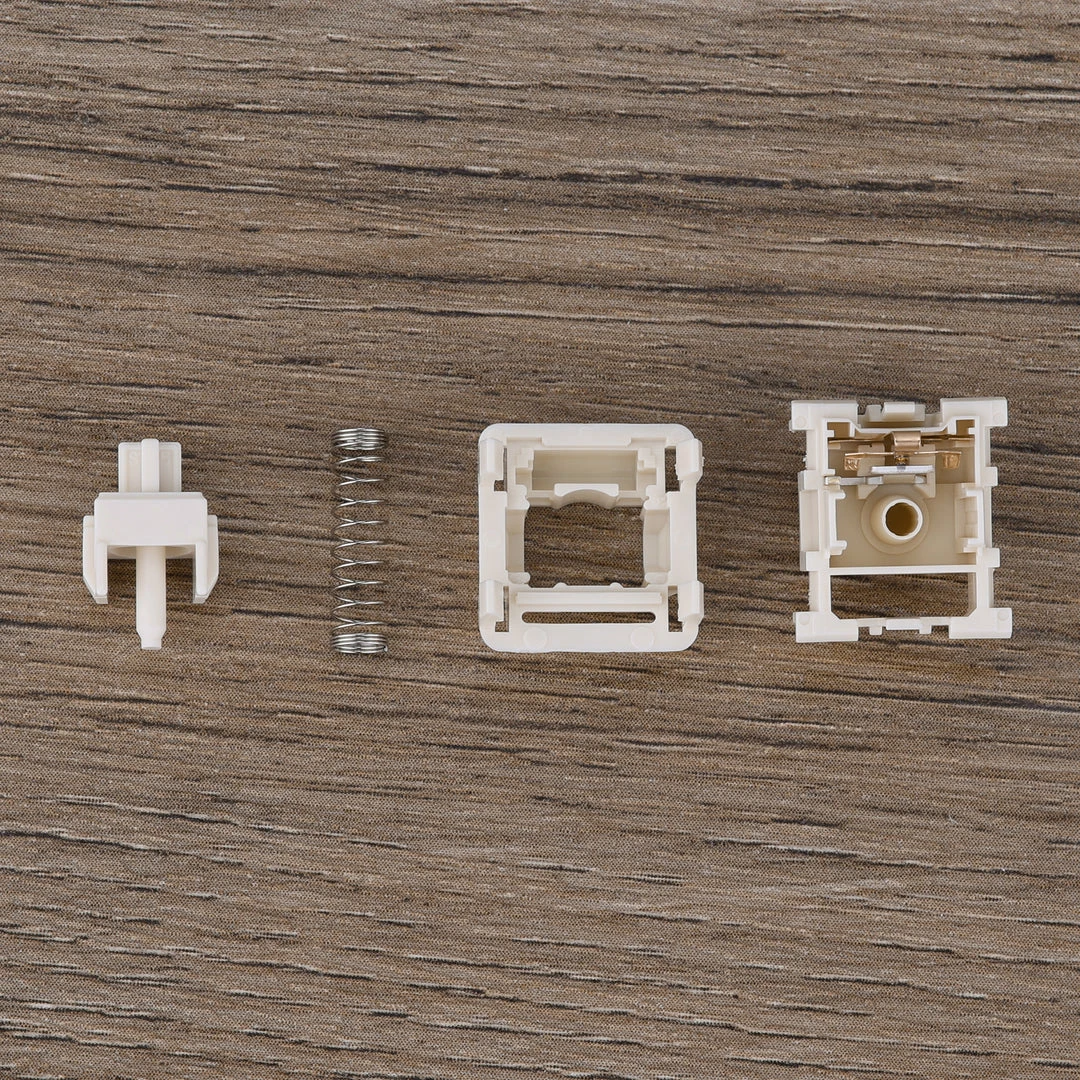 Brand new ๐ Novelkeys X Kailh Cream/Cream Chocolate Linear Switches Shop ๐ 6 Novelkeys X Kailh Cream/Cream Chocolate Linear Switches Shop