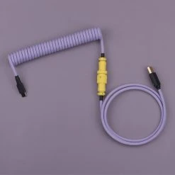 KBDfans Light Purple Handmade Custom Mechanical Keyboard USB-C Cable Shop