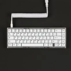[Pre-Order] KBDfans White HANDMADE CUSTOM MECHANICAL KEYBOARD USB-C CABLE