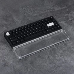 KBDfans Clear/Acid Etched Synthetic Crystal Wrist Rest