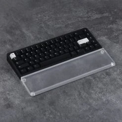 KBDfans Clear/Acid Etched Synthetic Crystal Wrist Rest