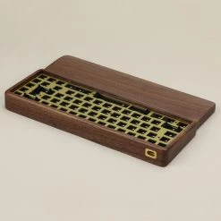 KBDfans Shop 65% Wooden Case Hot-swap Keyboard KIT With Wrist