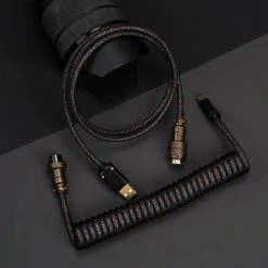 KBDFANS Starry HANDMADE CUSTOM MECHANICAL KEYBOARD USB-C CABLE