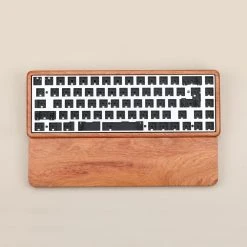 KBDfans Shop 65% Wooden Case Hot-swap Keyboard KIT With Wrist