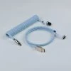KBDfans Blue&white Handmade Custom Mechanical Keyboard USB-C Cable