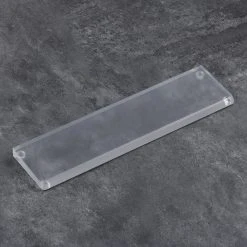 KBDfans Clear/Acid Etched Synthetic Crystal Wrist Rest