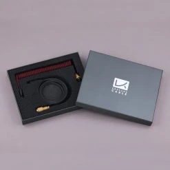 KBDfans Dark Red Handmade Custom Mechanical Keyboard USB-C Cable