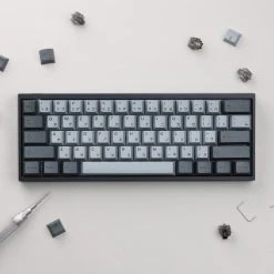 KBDfans Fully Assembled Tofu60 DZ60RGB ANSI Mechanical Keyboard With Cement Grey Japanese PBT Keycaps Shop