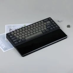 KBDfans Clear/Acid Etched Synthetic Crystal Wrist Rest