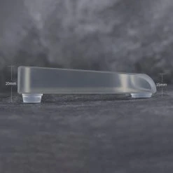 KBDfans Clear/Acid Etched Synthetic Crystal Wrist Rest
