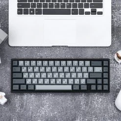 KBDfans Cherry Profile CEMENT GREY Japanese PBT DYE-SUB KEYCAPS SET