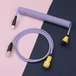 KBDfans Light Purple Handmade Custom Mechanical Keyboard USB-C Cable Shop