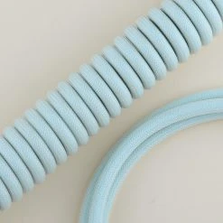 KBDfans Sky-blue Handmade Custom Mechanical Keyboard USB-C Cable Shop