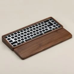 KBDfans Shop 65% Wooden Case Hot-swap Keyboard KIT With Wrist