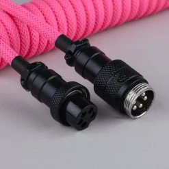 Shop KBDfans Pink Handmade Custom Mechanical Keyboard USB-C Cable