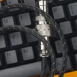 KBDfans Black Handmade Custom Mechanical Keyboard USB-C Cable Shop