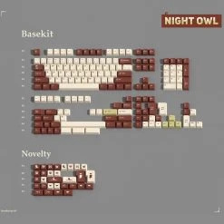 TUT Night OWL Keycaps