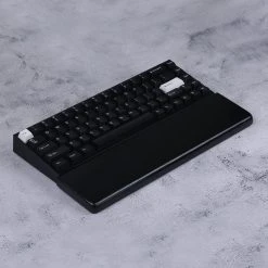 KBDfans Shop Quartz Stone Pure White/ Black Wrist Rest