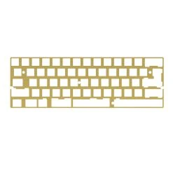 KBDfans Shop DZ60 CNC ALUMINUM/BRASS 60% PLATE