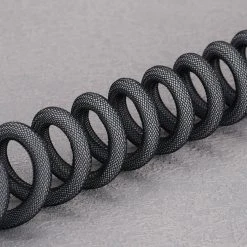 Shop KBDFANS Grey&BLACK HANDMADE CUSTOM MECHANICAL KEYBOARD USB-C CABLE