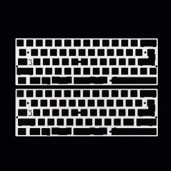 KBDfans Shop DZ60 CNC ALUMINUM/BRASS 60% PLATE