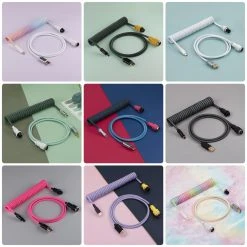 KBDfans Handmade Custom Mechanical Keyboard USB-C Cable Collection