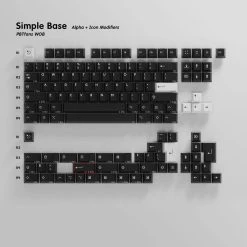 KBDfans Fully Assembled Tofu65 Hot-swap Keyboard With PBTfans WOB Simple Base Keycaps Shop